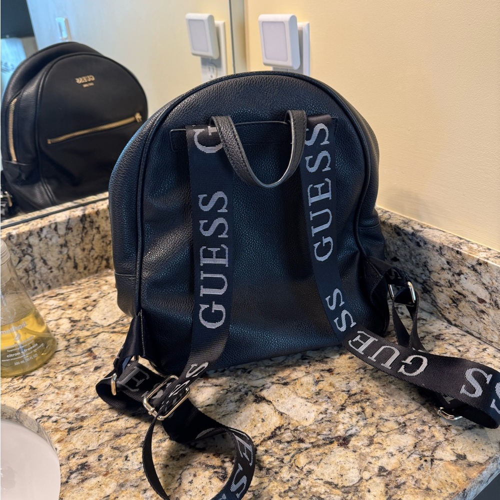 GUESS Classic Black Backpack - Picture 3 of 7